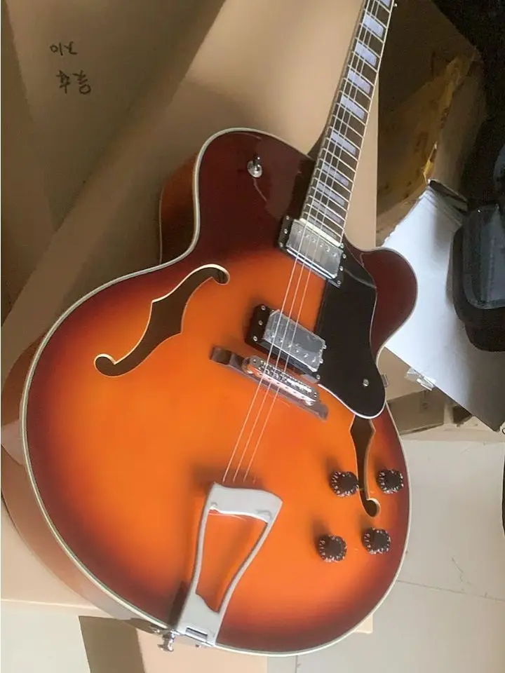 freeshippingNewHighqualitygrotearchtopguitarjazzelectric