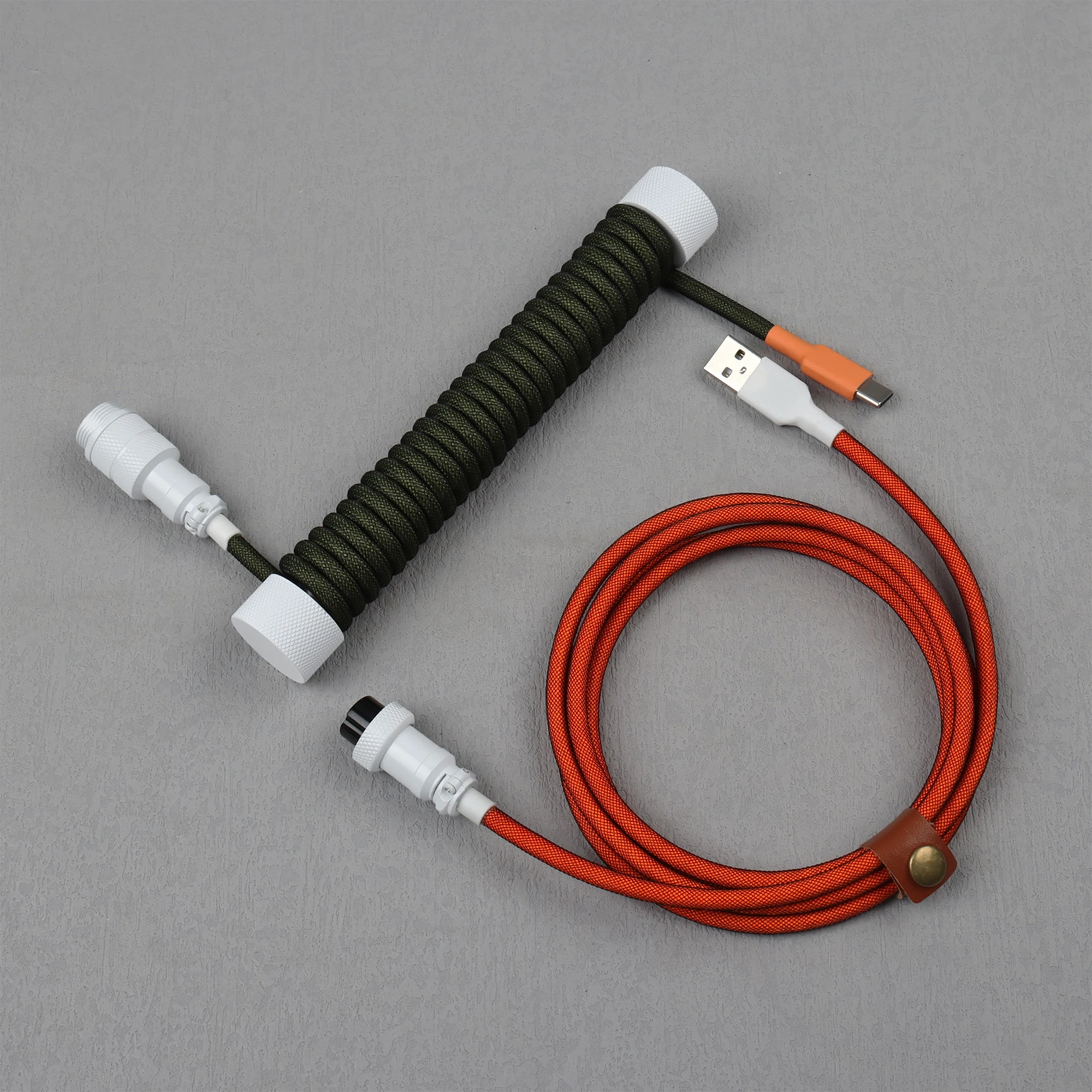 코일 키보드 케이블 보호 막대 코일 USB 유형 C 케이블 웨이트 로드 릴 스틱 케이블 정리함