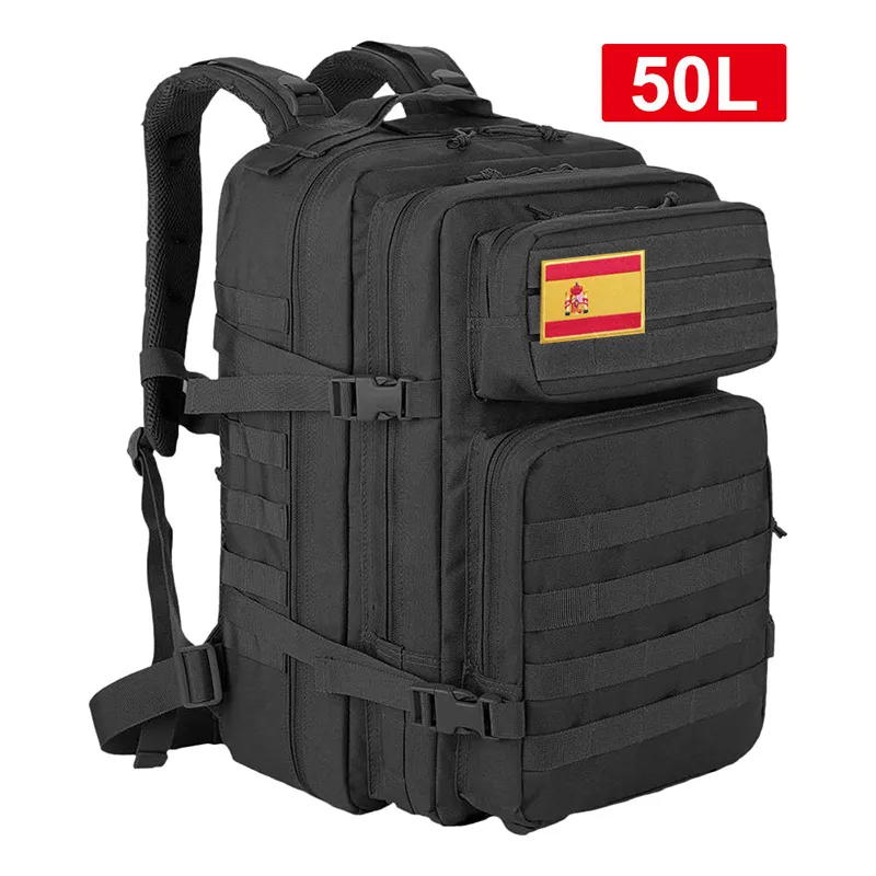 25L/50L/30LTactical Backpack Travel Large Capacity Rucksacks Men Waterproof Outdoor Sports Multi functional Bag