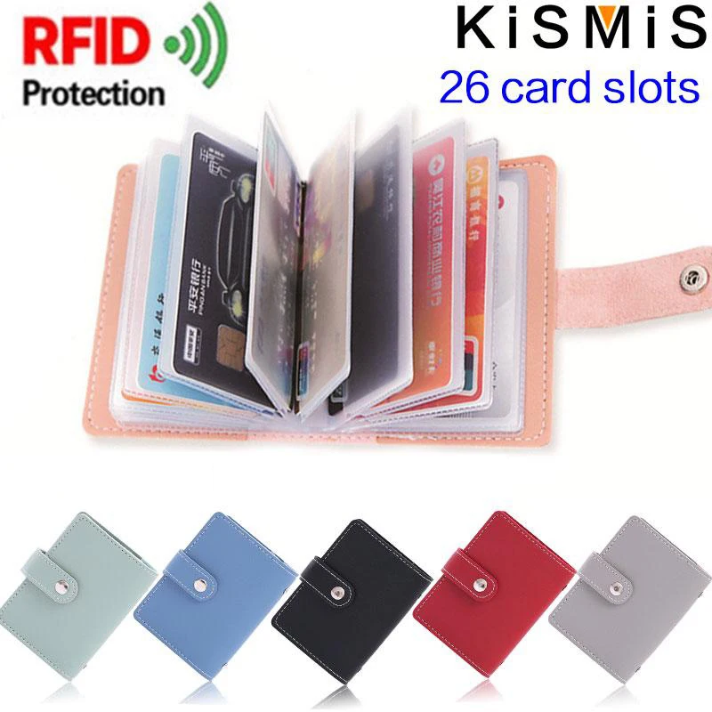 Funda De Cuero Con Bloqueo RFID Para Tarjeta De Cr... - Grandado