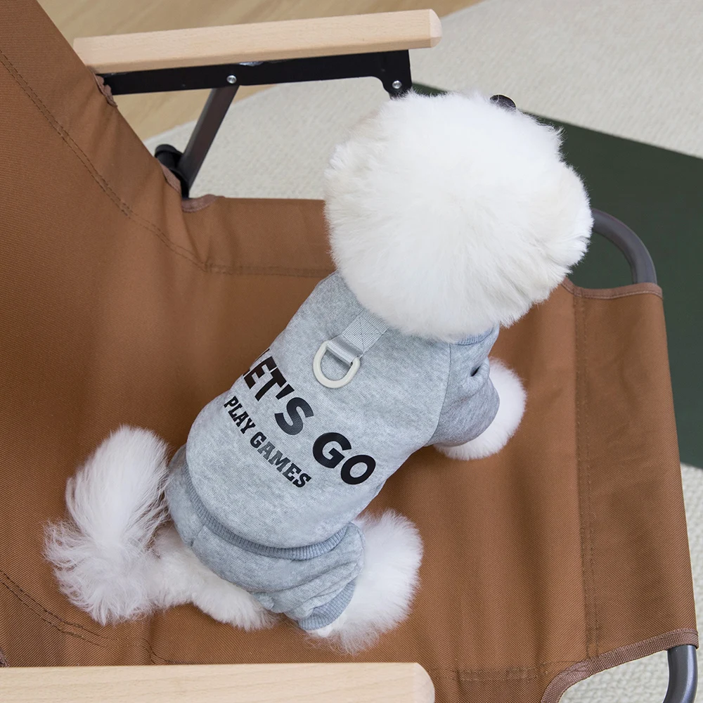 Winter Dog Coat – Thick Polyester Dog Hoodies & Warm Puppy Jumpsuit For Small Medium Dogs