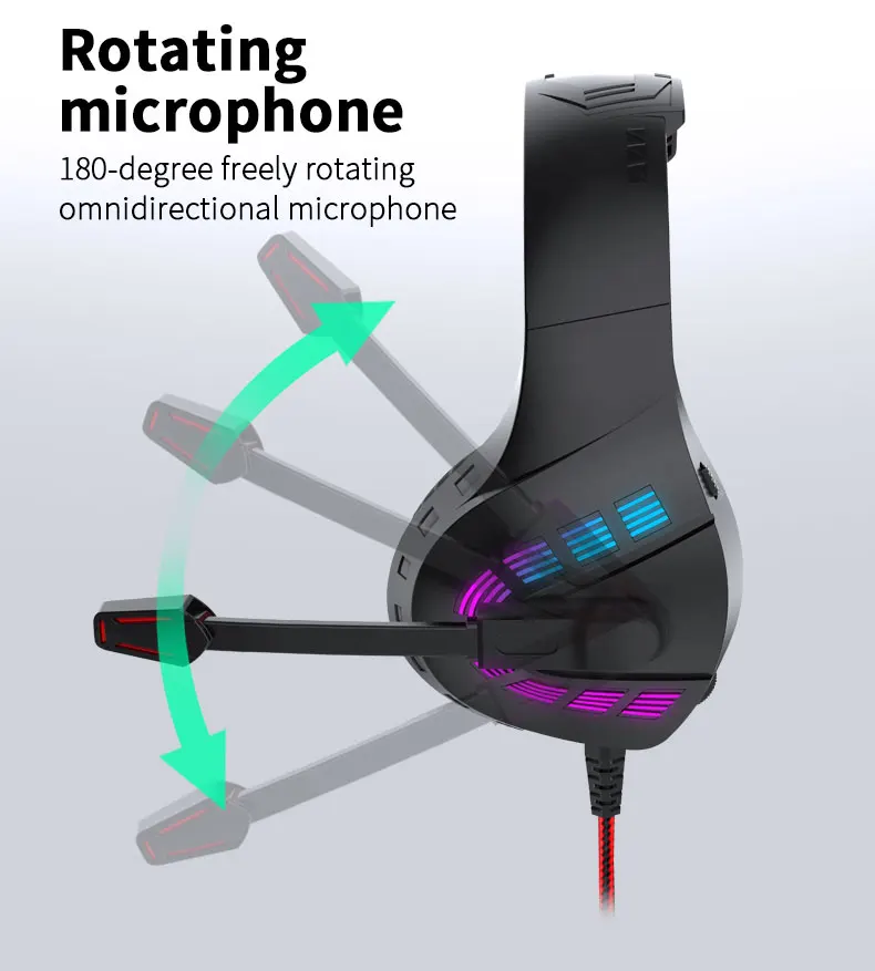 G4 Gaming Headset with Noise Canceling Microphone Stereo Surround Sound for PS5 PS4 Xbox One PC Laptop Mac Computer PC