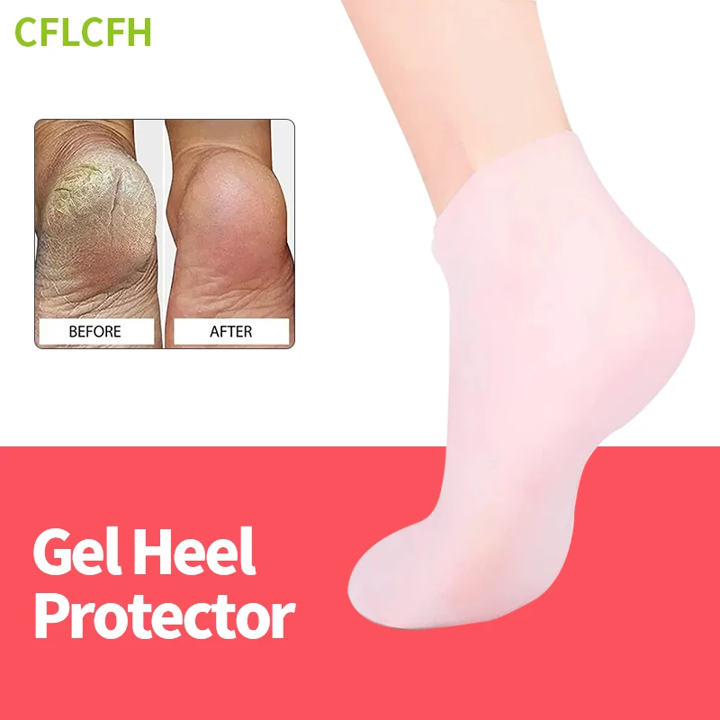 

Foot & Hand Silicone Gel Socks Gloves Anti Dry Cracking Dead Skin Removal Tools Pain Relief Moisturizing Feet Care Protector