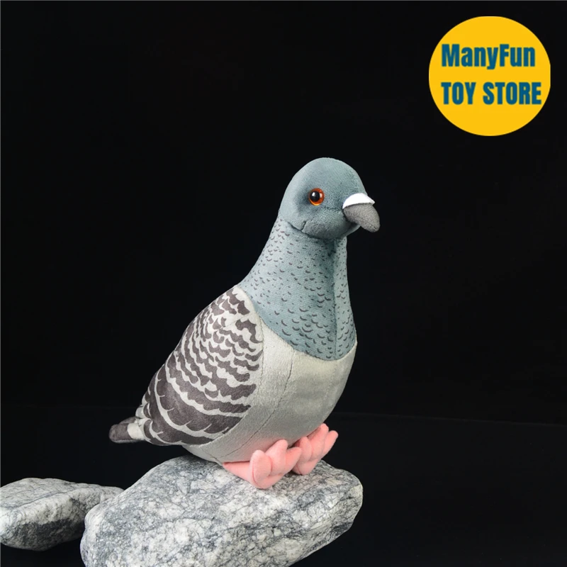 Peluche Pigeon Réaliste, Haute Fidélité, Anime, Mignon, Oiseau de la Paix,  Animaux Réalistes, Simulation, Beurre, Kawai, Cadeaux - AliExpress