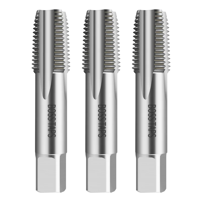 HSSE-35 JIS Standard TIN Coating Pipe Straight Fluted Tap NPT NPS 1/16 1/8 1/4 3/8 1/2 Machine Screw