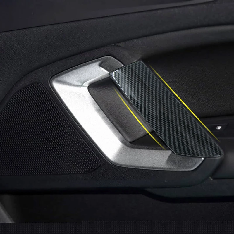 2 stücke Auto Türgriffe Trim Rahmen Dekoration Abdeckung Helle Patch Für Peugeot Neue 408 308 308S Innen Zubehör – Detail 1