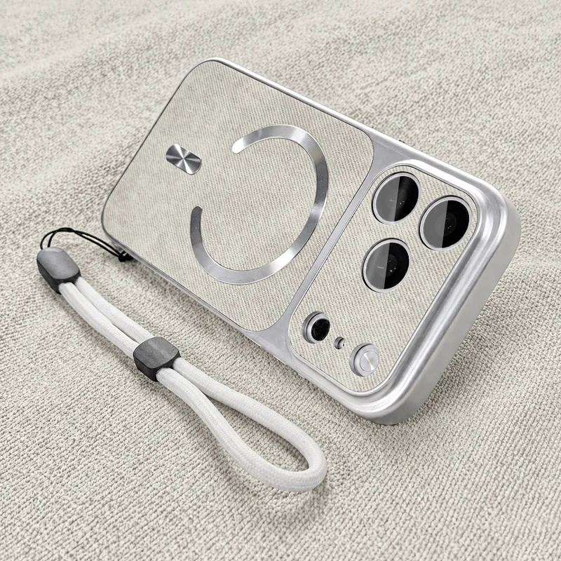Luxury Magnetic Fabric Phone Case For Iphone Pro Max Protective_voghion.com