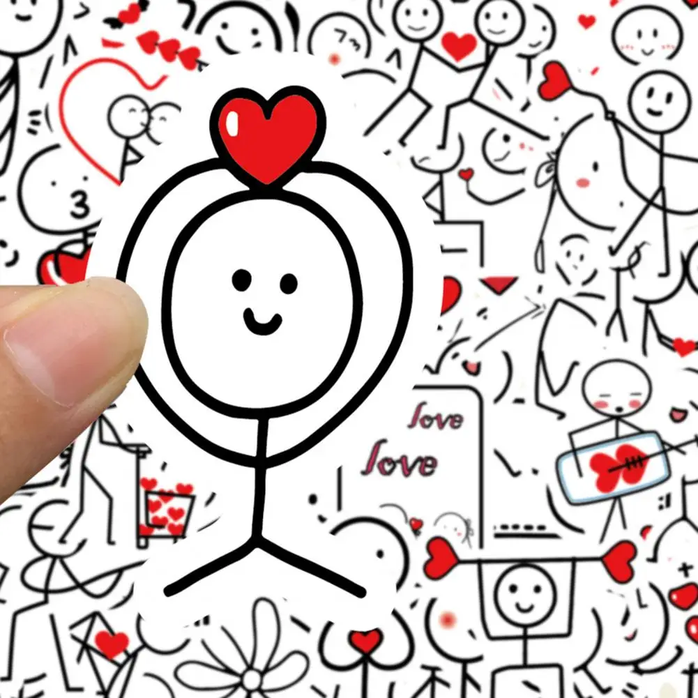 

Стикеры для багажа, водостойкие Мультяшные Стикеры для спичек, 50 ярких рисунков, для ноутбука, гитары