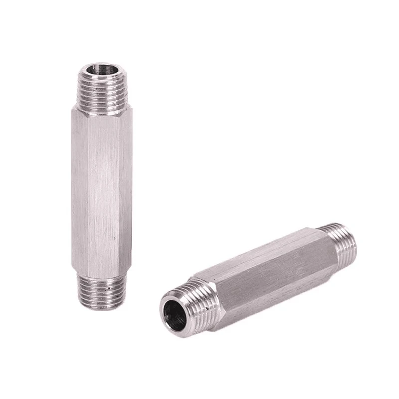 Raccords En T Acier Inoxydable BSP 1/2" - Lot De 2, Femelles, Pour Tuyauterie Air/eau - Pression Max 2 MPa