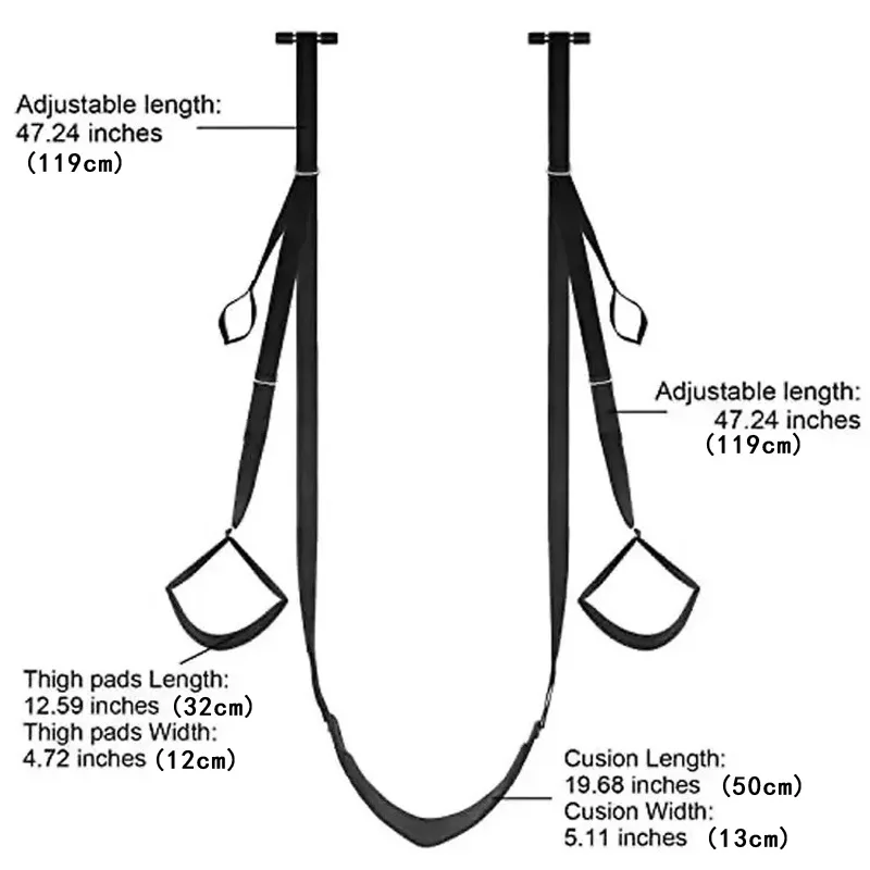 Sex Swings Eye Mask Feather Kit For Couples Exotic Suspend Mat Door Sex Swing Condole Belt BDSM Women's Sext Toy Adult Toys 18+