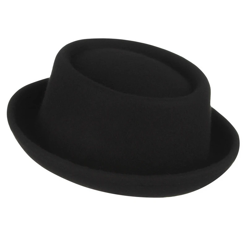 Generic Chapeau Fedora En Feutre à Large Bord Pour Femme - Solide