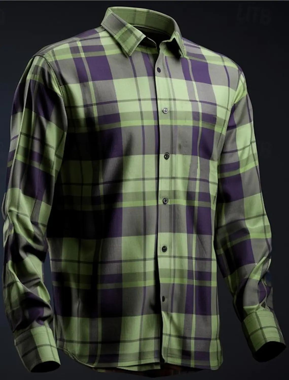 thumbnail image 1 of Camisa de vestir informal de negocios con diseño geométrico para hombre, camisa abotonada de manga larga, ropa de trabajo para uso diario, cuello de camisa para otoño e invierno, ropa con estampado 3D, 1 of 5