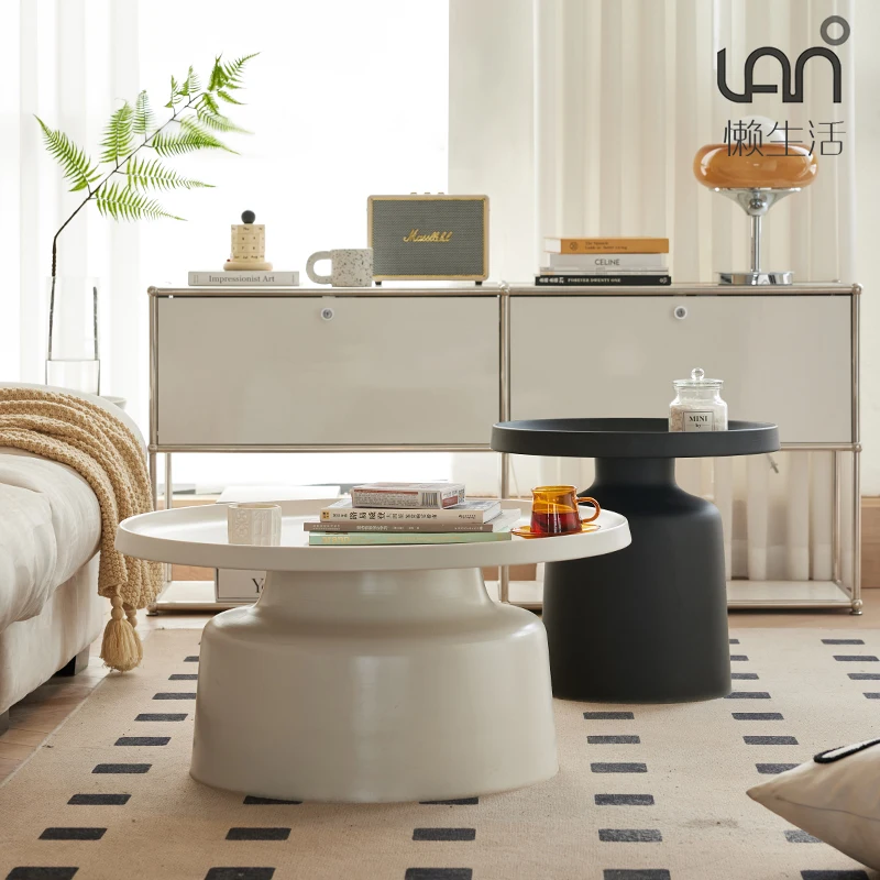 Creatively Simplicity Coffee Tables Irregular Cute Aesthetic Nordic Coffee Tables Small Round Table Basse Furniture Sets