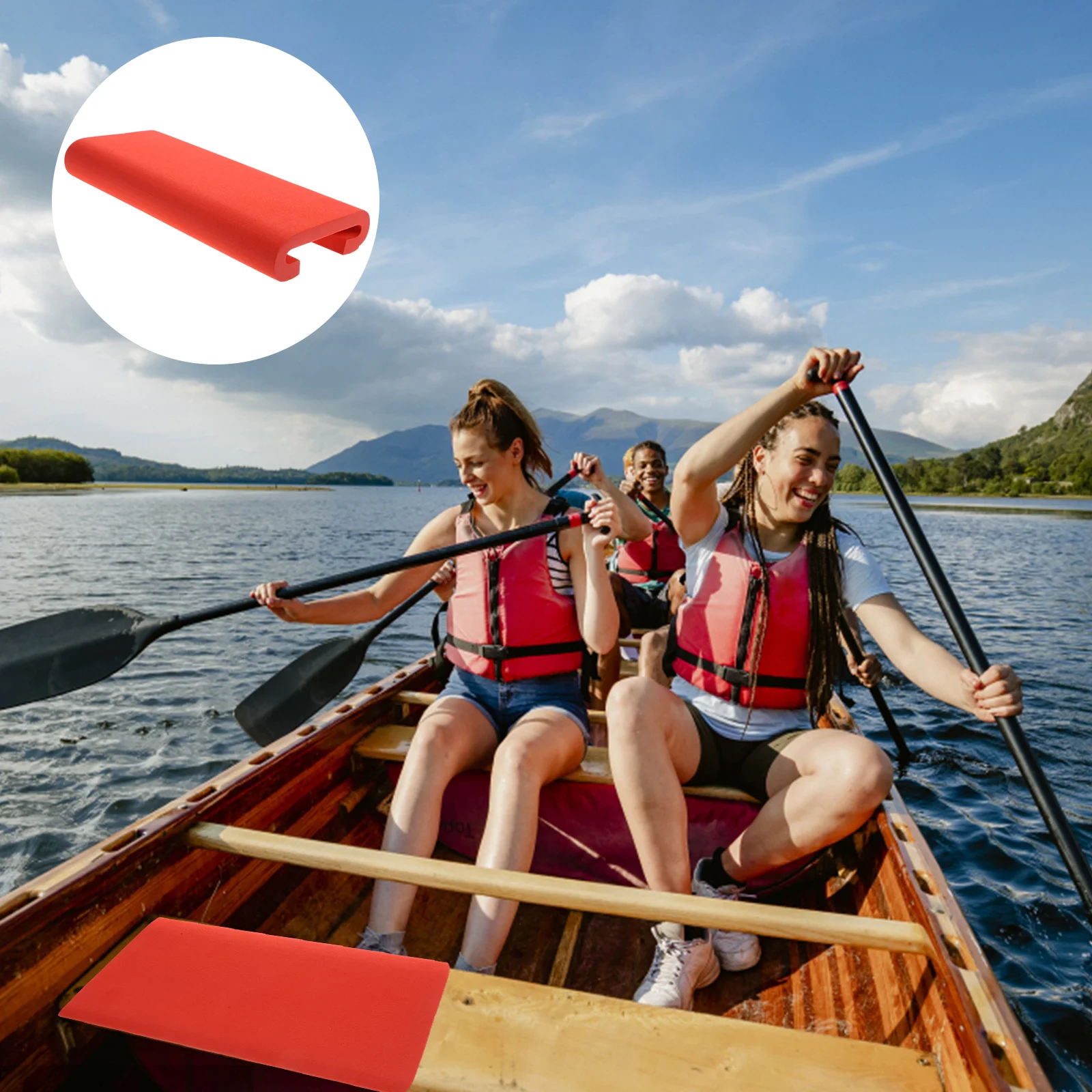 

Kayak Seat Cushion Non-Shock Absorption Eva Boat Seat Pad Canoe Paddle Anti Slip Boat Dinghy Seat Cushion Pad Kayak