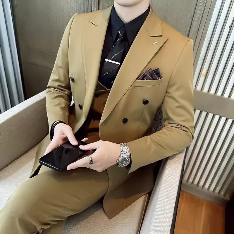 

3098 Spring and autumn men's suits business suits Korean style slim fit