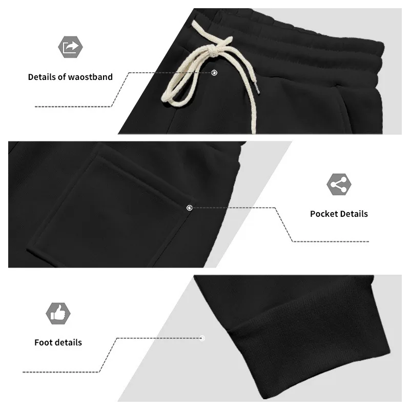 2025 herbst Winter Männer Strickwaren Set Rundhals Pullover Hosen Zwei Stück Outfit Lässige Sportswear Streetwear Fashion – Detail 30