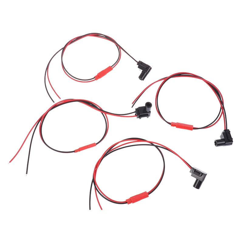 LED Car Lights Car Door LED Handle Light Black Shell Transparent Light Guide Pillar 12V Signal Indicator Ambient Lighting Bulb