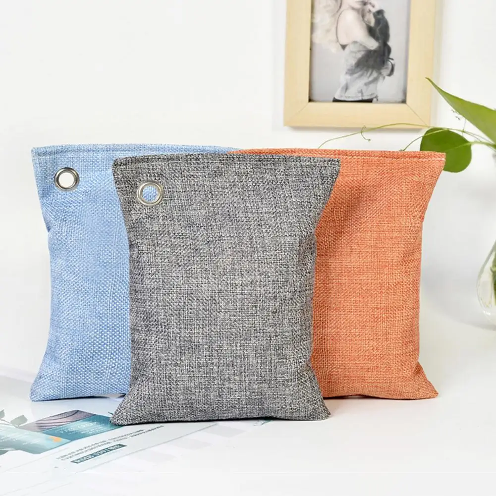 Activated Carbon Bag for Odor Removal Natural Bamboo Charcoal Air Purifying Bag Odor Absorber Moisture Remover Portable for Home