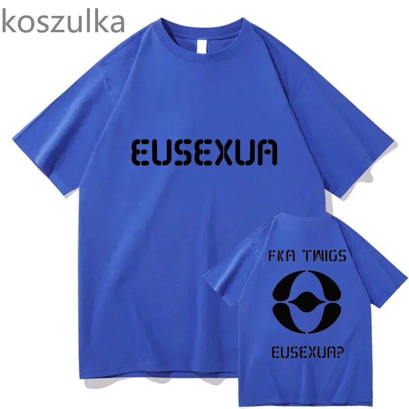 FKA twigs EUSEXUA Double Side T-Shirts Man Woman Fans Summer Gift Vintage Clothes Aesthetic Streetwear Harajuku Pullover Tops 4