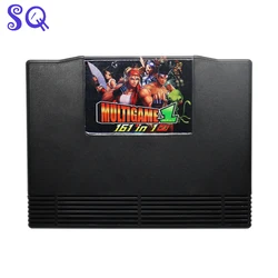 New NEO GEO Black AES 161 in 1 V3 Version SNK Multi Games Cartridge For Family AES Game Console