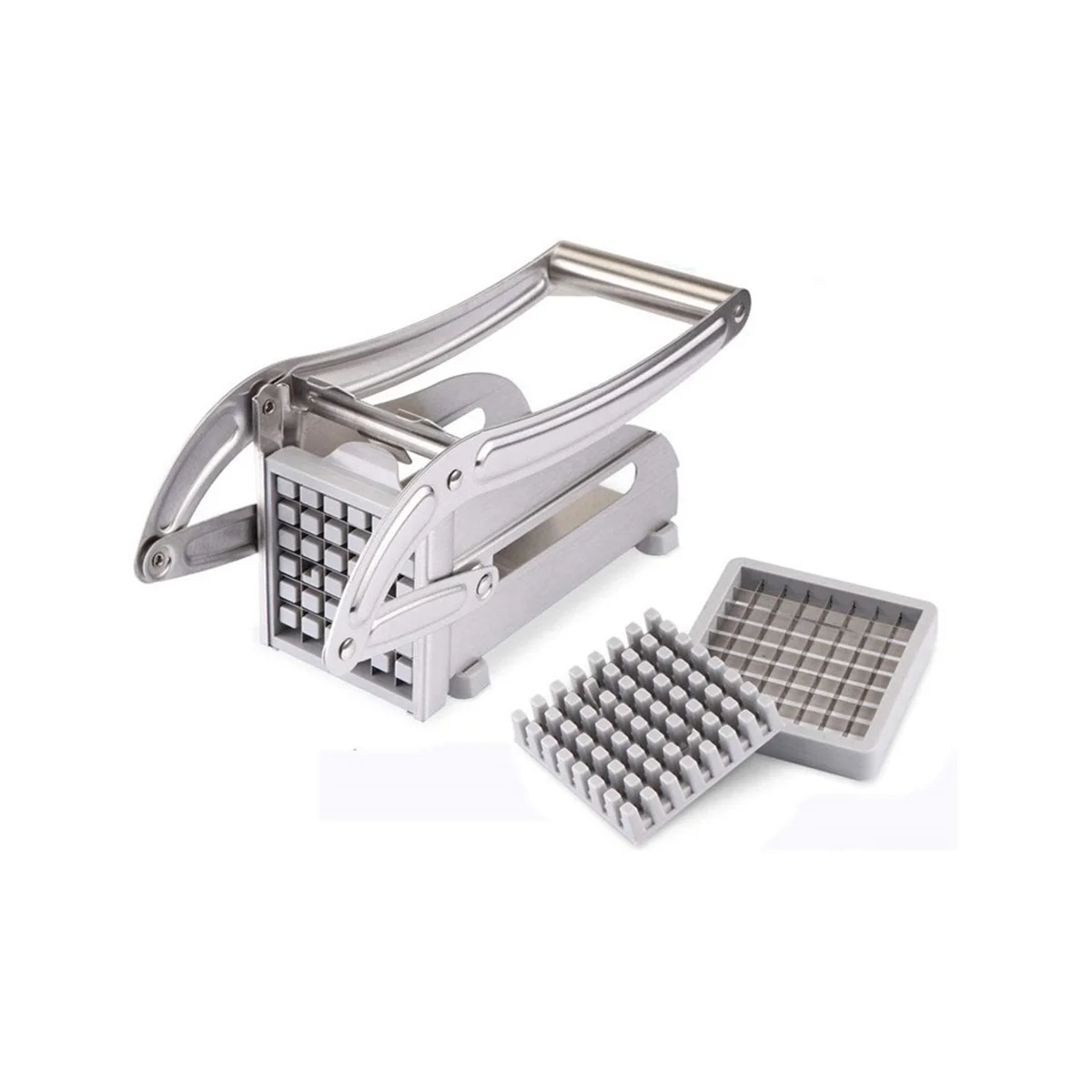 

Stainless Steel Manual Potato Slicer Multi-Function Cucumber Radish Slicer Fries Maker Kitchen Potato Cutting Tool