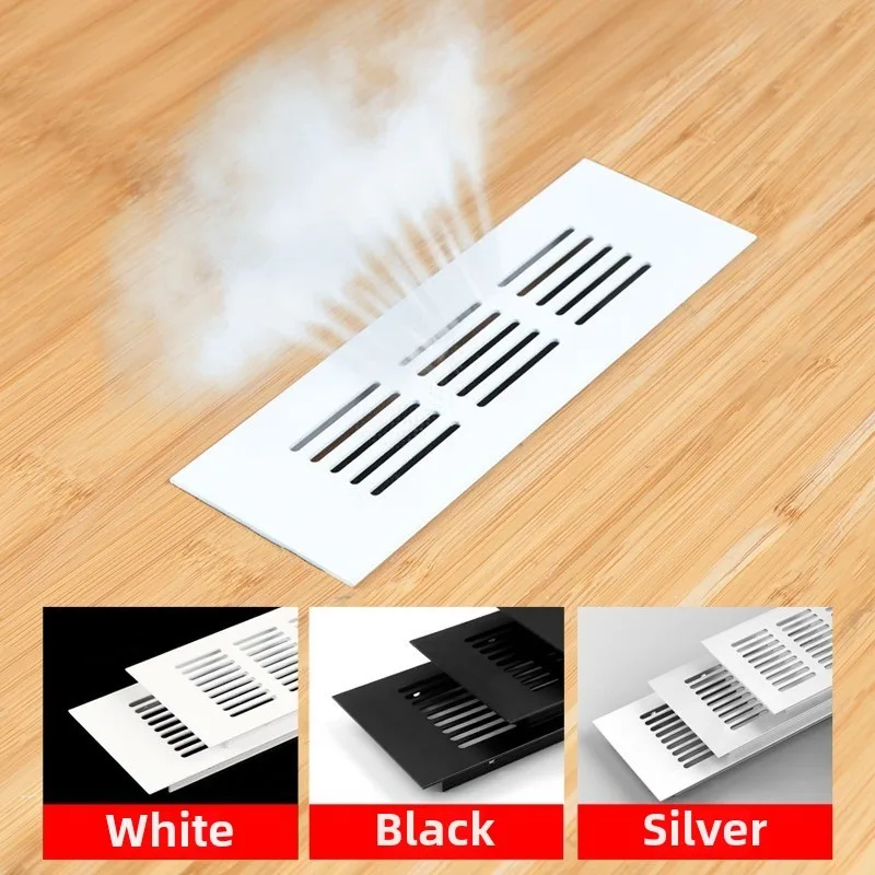 100/150/200mm Width 100-500mm Length Aluminum Alloy Ventilation Grills Breathable Mesh Cabinet Air Vent Mesh Hole Cover Hardware air vent grille,ventilation grille,air vent cover