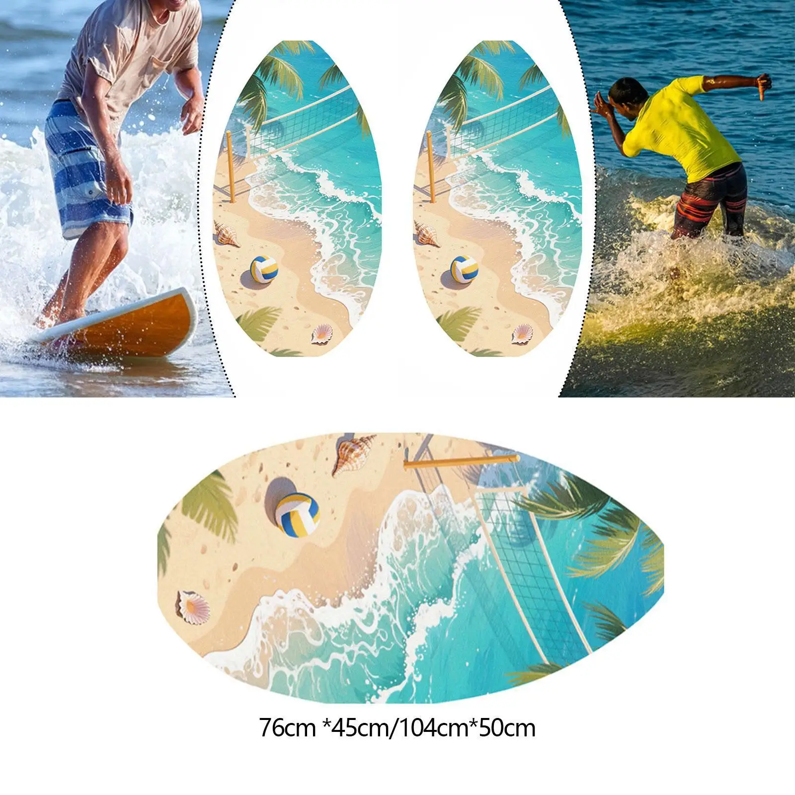 Wooden Lightweight Skimboard 1