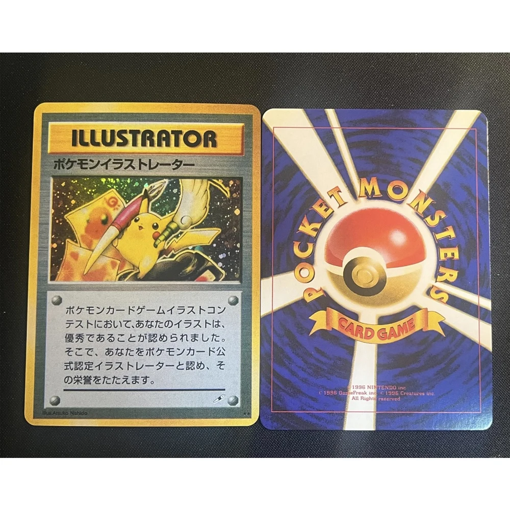 3Pcs/set Diy Ptcg Illustrator Mewtwo Snorlax Rare Flash Card Classic Self Made Game Anime Collection Cards Gift Toy