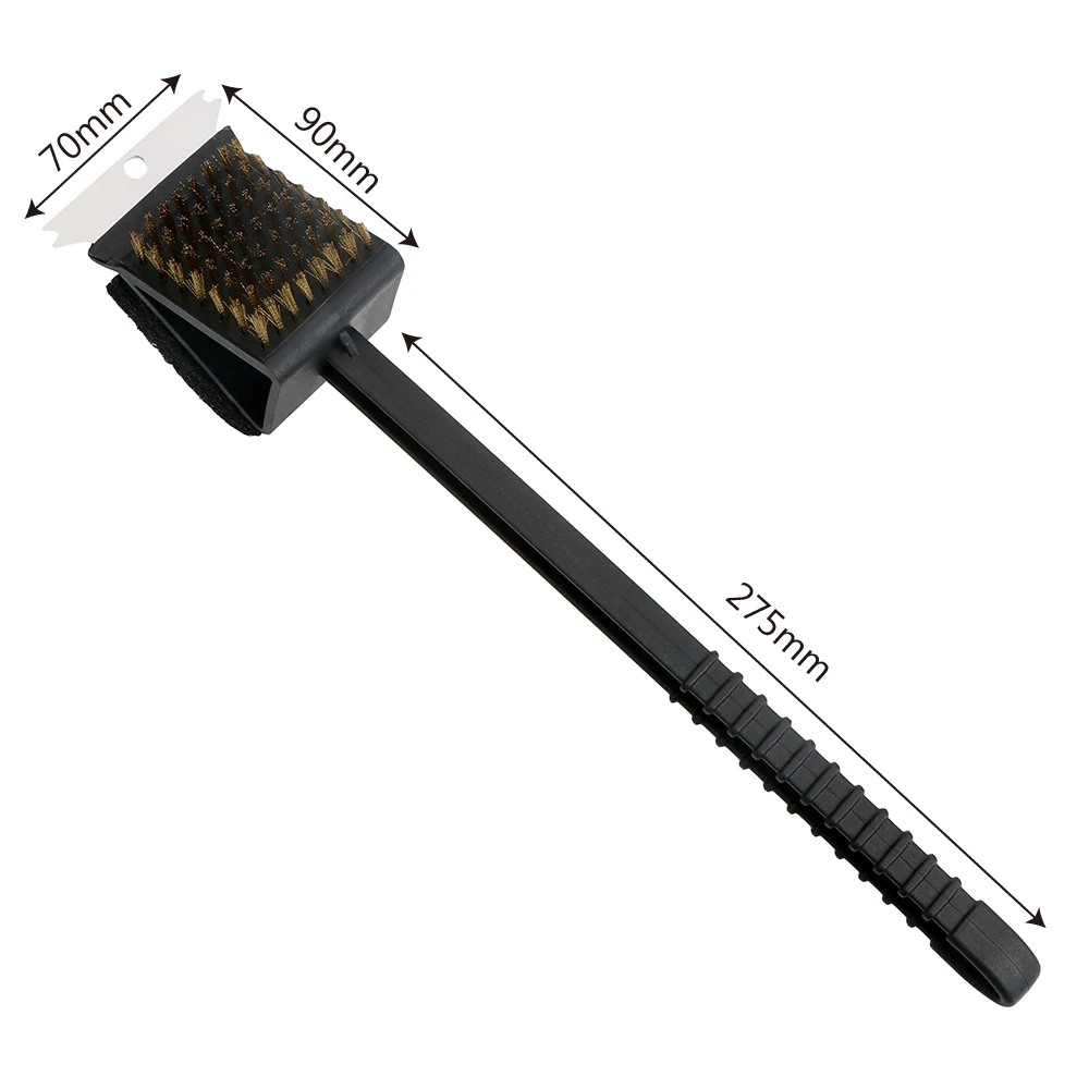 Barbecue Cleaning Tools 3 in 1 Corner Copper Wire Brush BBQ Tool Barbecue Grill Oven Cleaning