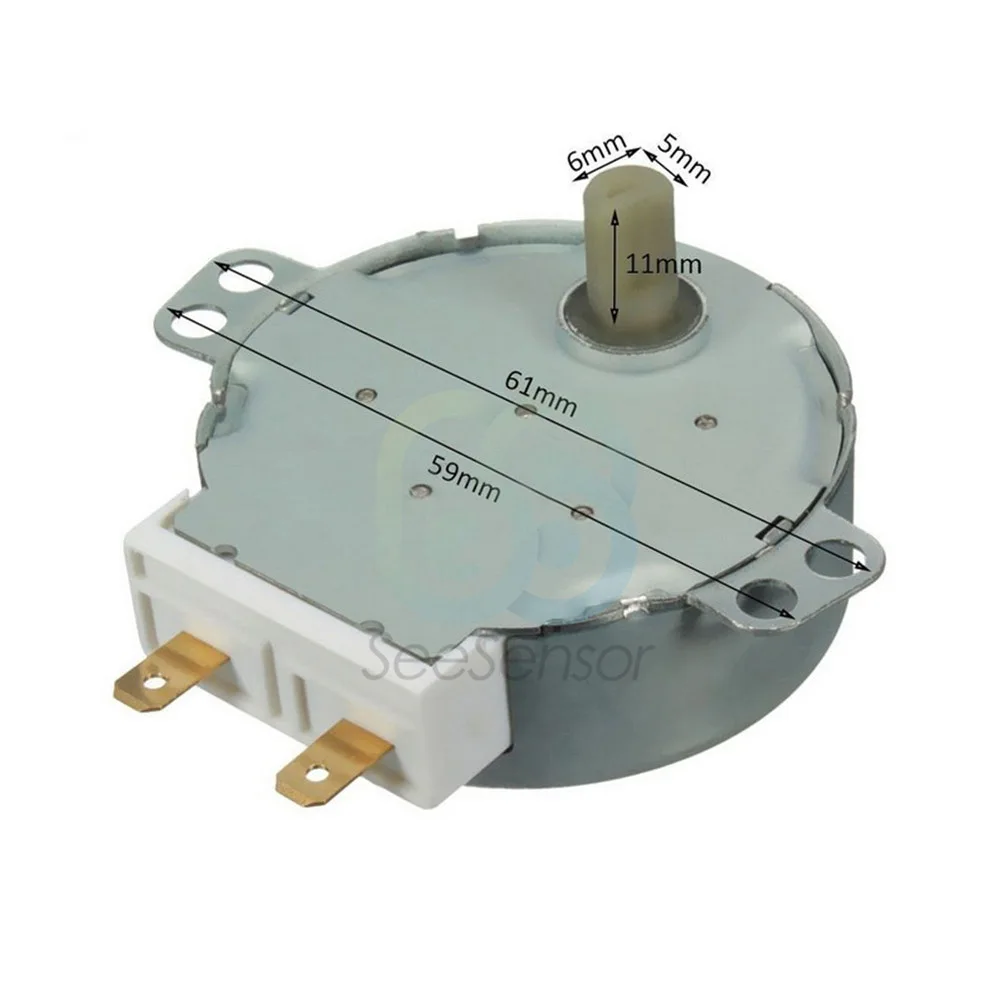 4pcs/ Microwave Oven Tray Motor 220-240V 4W 50Hz CW/CCW Microwave Turntable Synchronous Motor for Air Blower TYJ50-8A7 49TYZ-A2