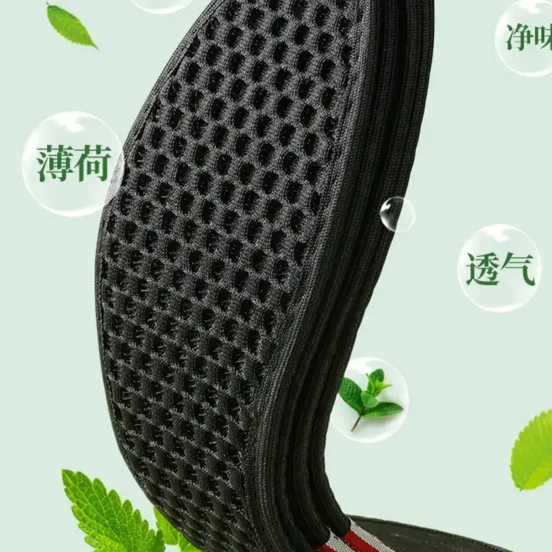 Antibakterielle Einlegesohlen aus Bambuskohle für Schuhe, Pflanzen-Deodorant, Lauf- und Sport-Einlegesohle, Verdickte Stoßdämpfende Schuhsohle – Detail 10