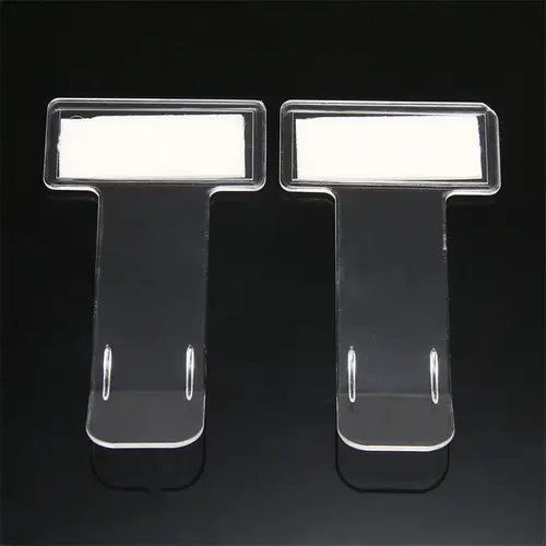 Car Styling Parking Ticket Holder Fastener Card Holder Invoice Receipt Mounting Fastener Plastic Organizer Windshield Sticker - Image 4
