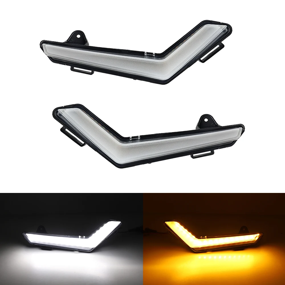 

Front Turn Signature Light for Can Am Defender/Defender Max 2020+with White Yellow Turn Signal Light