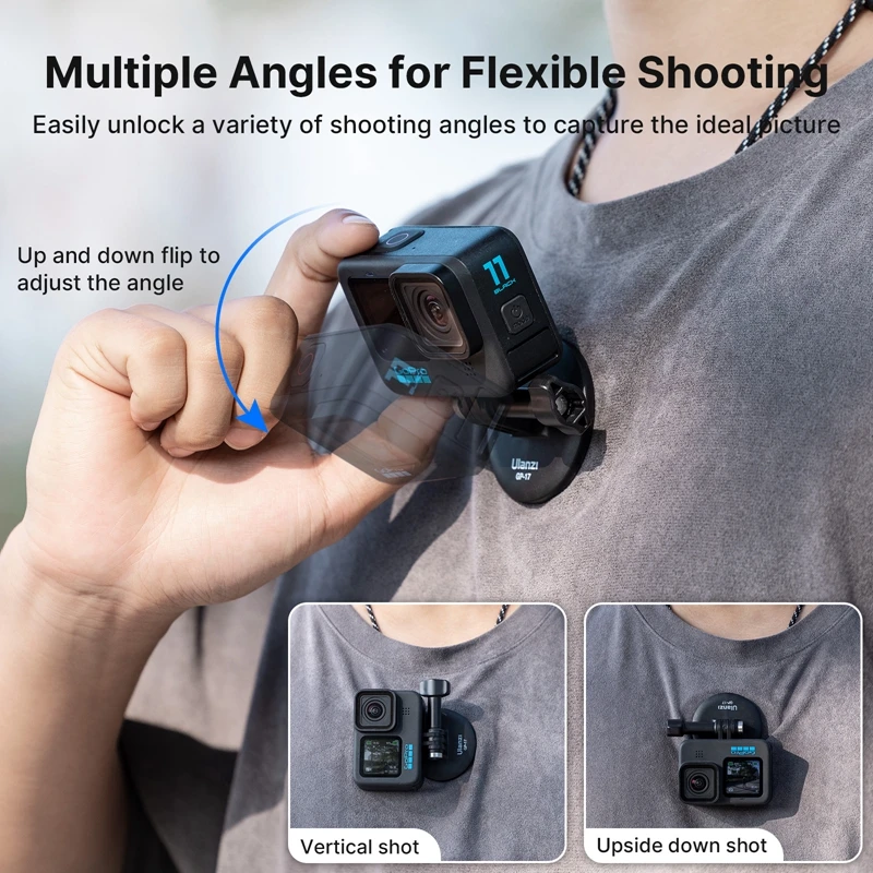Ulanzi GP-17 ڱ  Selfie Ȧ ׼ ī޶   GoPro Insta360 DJI ׼ ī޶ Ʈ 