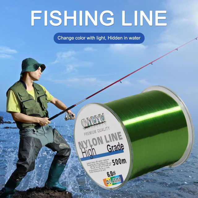 500M Braided Fishing Lines 18-90LB Super Strong Nylon Fishing Line Leader  Line Sinking Line Carp