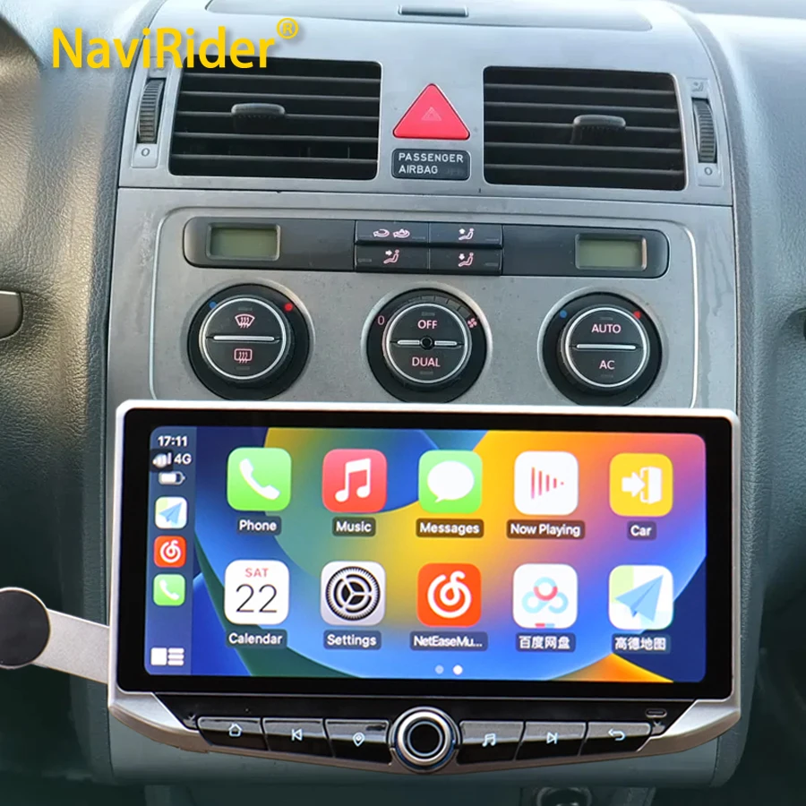 

10.88" Qled Screen Android 14 For VW Touran 2004 2005 Car Radio Multimedia Video Player Carplay WIFI GPS Navigation Head Unit