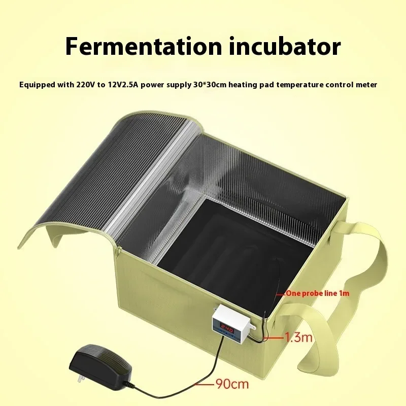 Dough Proofer Precise Celsius Degree Temperature Control Bread with Heater Fermentation Cabinet for Baking Yeast Home Brewing