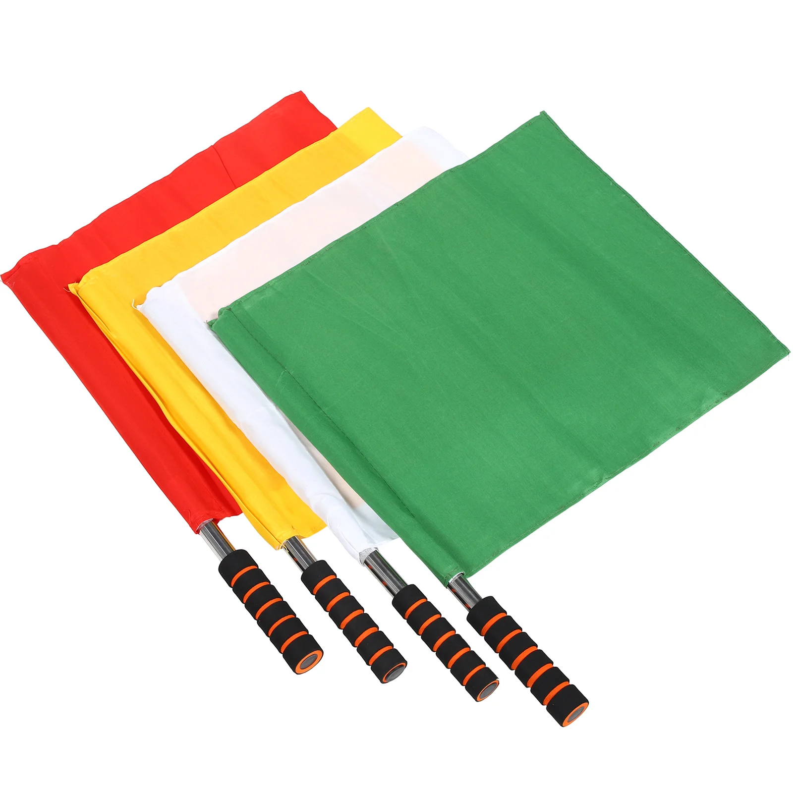 

Referee Flag Colored Flags Sports Football Match Signal Race Conducting Small Hand Soccer Warning