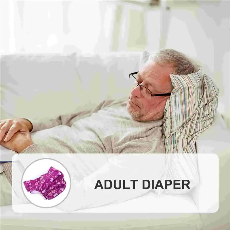 Adult Diaper Pants Elderly for Home Diapers Incontinence Nappies Pad Overnight Leakproof Anti-leak Reusable Urinal 4