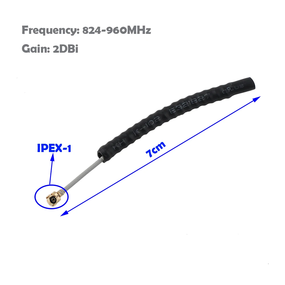 4PCS LoRa Antenna 868MHz 915MHz GSM IPX IPEX-1 1.13 UF.L Antenna Built-in 2DBi for LORA LORA32U4II LoRaWAN for Drone Accessories Drone Antenna Lora Antenna