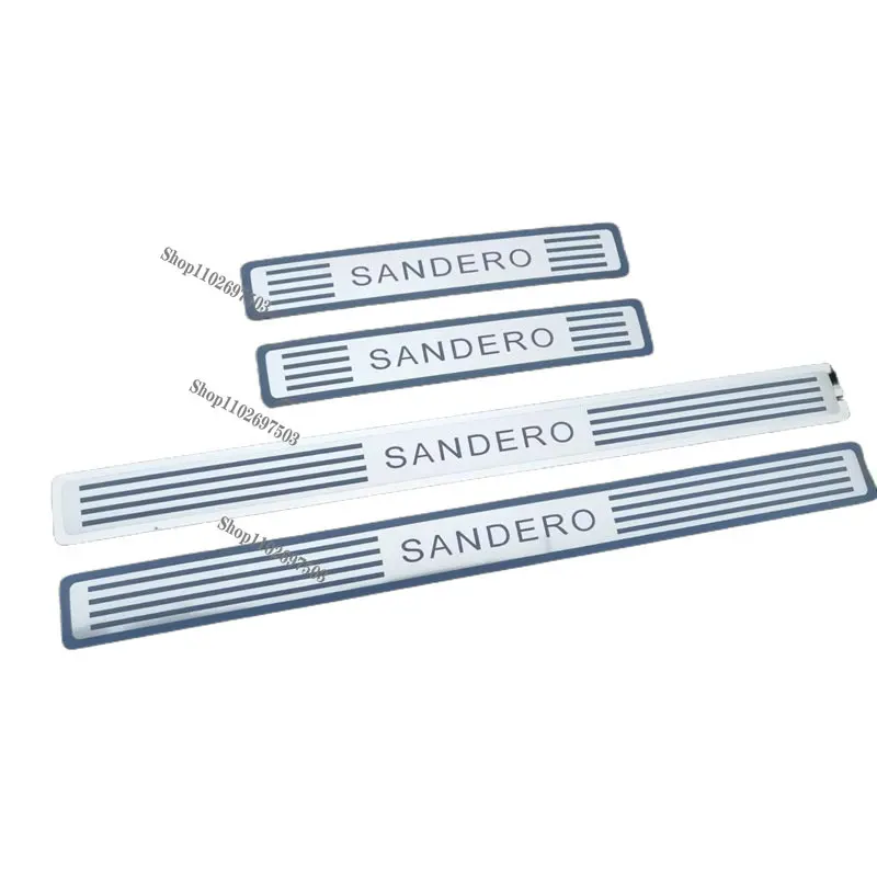 

Накладка на порог противоскользящая из нержавеющей стали для SANDERO 2017-2022