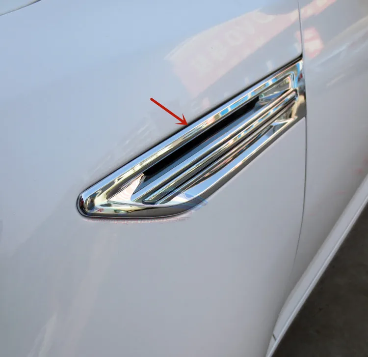 

For Kia K5 2011-2015 High-quality ABS Chrome Side air outlet decorative frame protection decoration car accessories