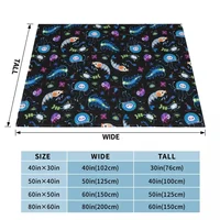 Zooplankton Throw Blanket Decorative Beds Soft Plaid bed plaid Hairys For Baby Blankets 2