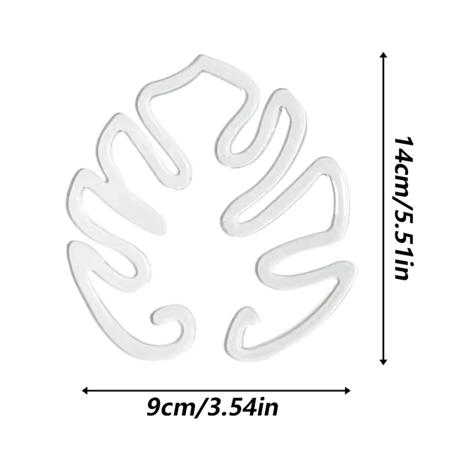 Monstera Shaped Plant Support Easy Installation Decorative Plant Stand Leaf Shape Plants Pole Sturdy Alloy Support Pile Garden 2