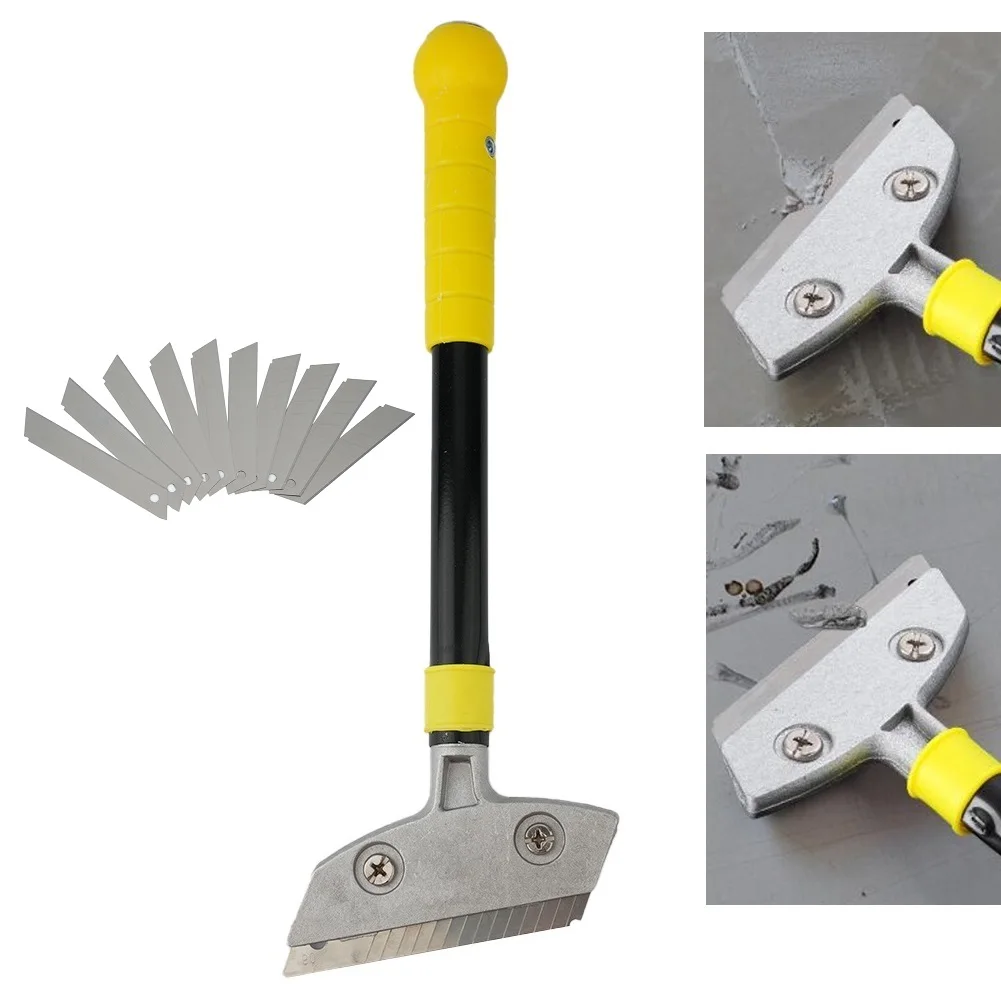 

1/10pcsTile Adhesive Removal Heavy Duty Aluminium Blades Tile Glass Floors Cleaning Tools Stainless Steels Remover Painting