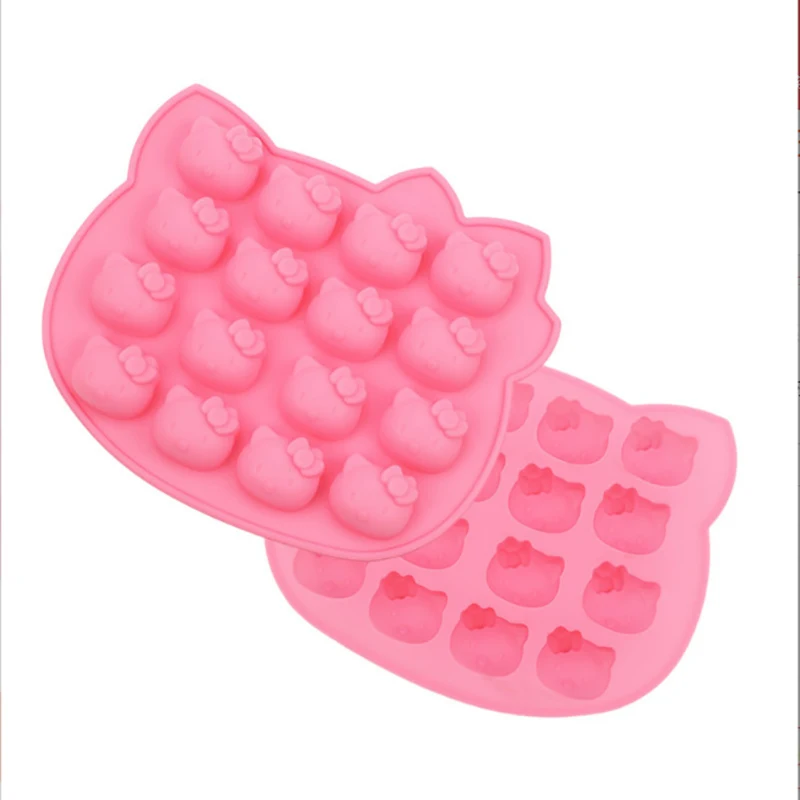 16-hole Cartoon Cat Silicone Mold Car Gypsum Mold DIY Wax Sheet Handmade Soap Home Wardrobe Aromatherapy Decoration