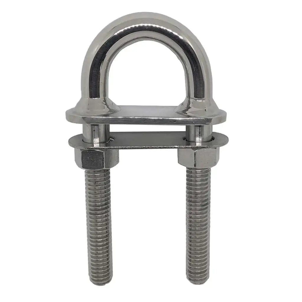 

Corrosion Proof 316 Stainless Steel U Bolt Hardware 126×25×61mm for Boat