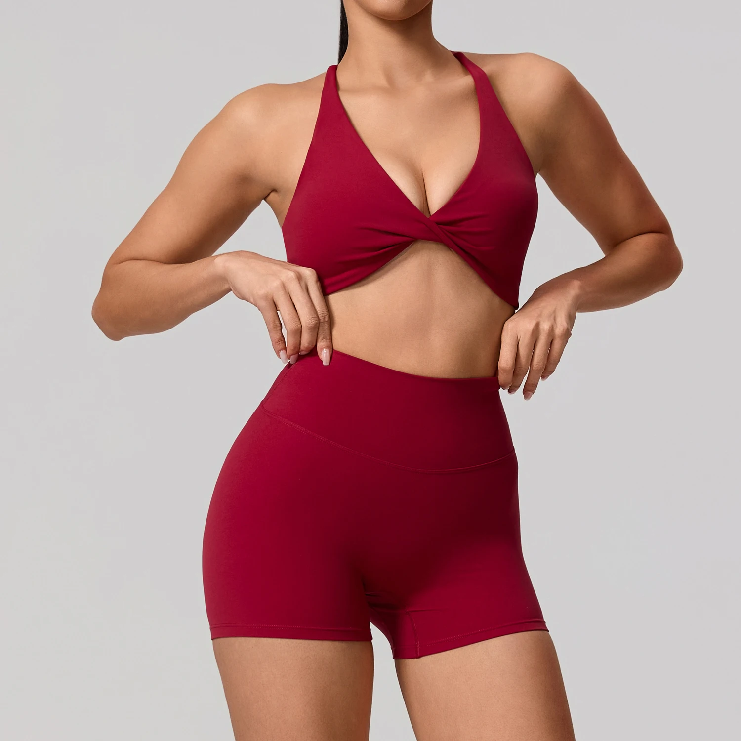 Women's Quick-Dry Yoga Suit - 2PCS Long Sleeve Sports Set