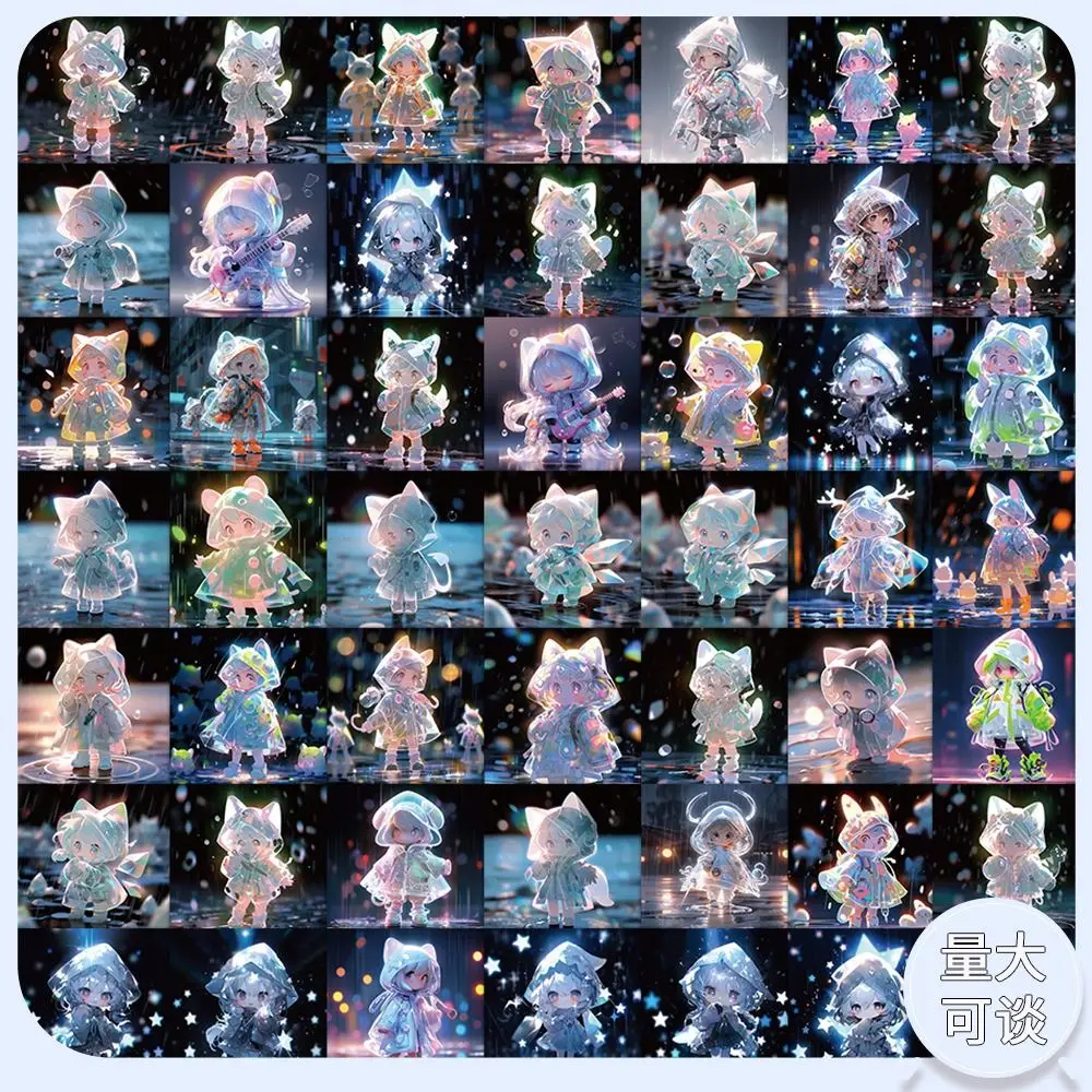 

60 шт., наклейки в виде капли дождя