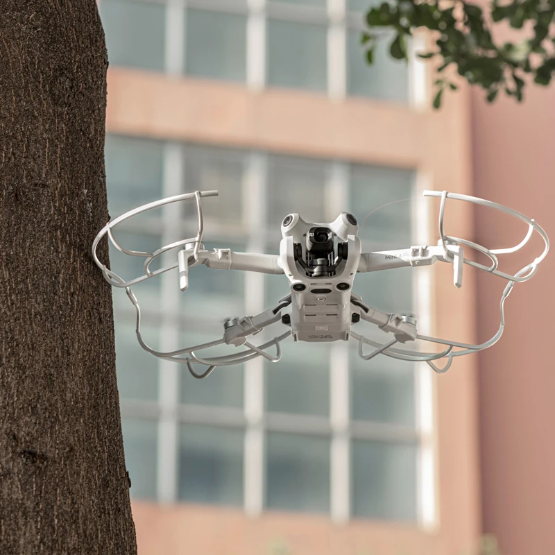 Drone Accessories For DJI Mini 4 Pro Propeller Guard Blade Protective Cover Anti-collision Ring Landing Gear Foldable Extended Legs